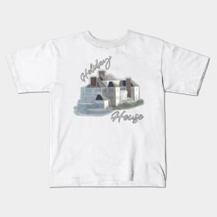 Holiday House- Digital Watercolor Kids T-Shirt